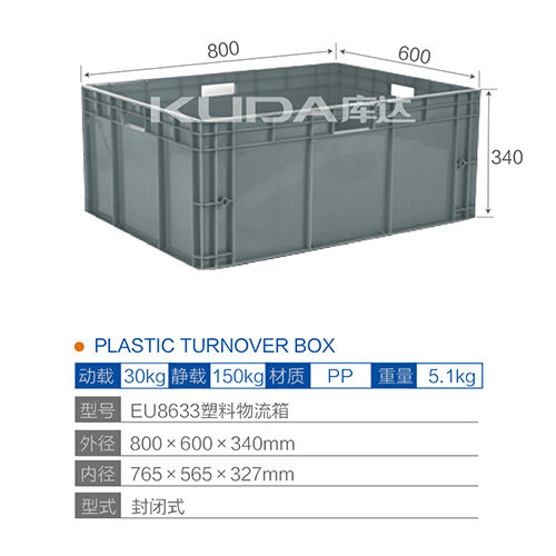 EU8633塑料物流箱
