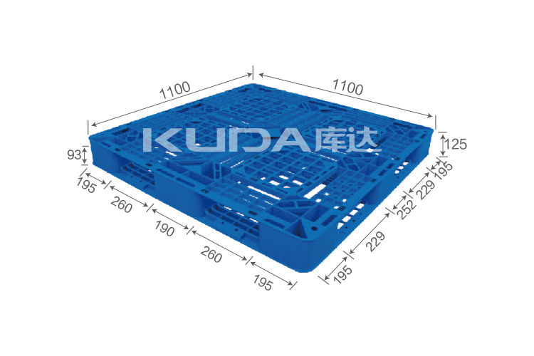 1111C网格田字塑料托盘