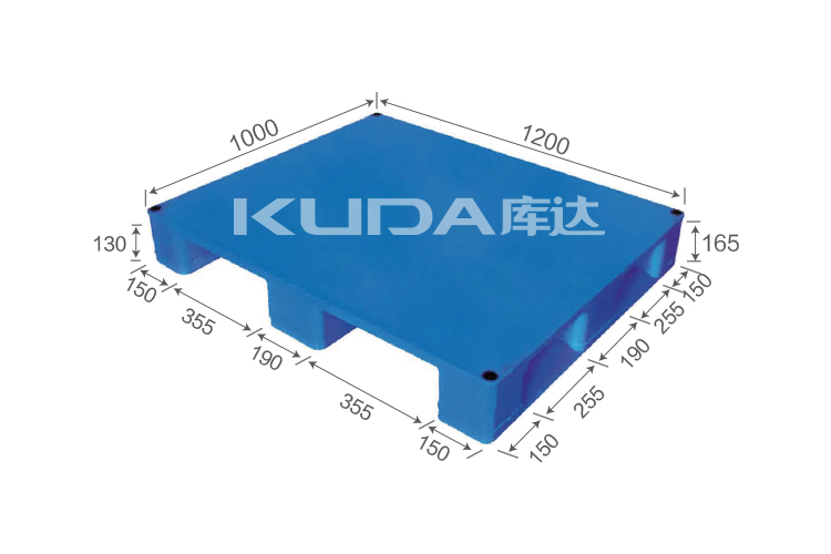 1210E平板川字（置钢管）塑料托盘