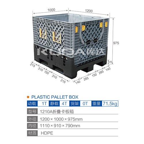 1210A折叠卡板箱