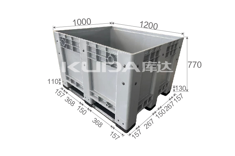 1210F封闭卡板箱