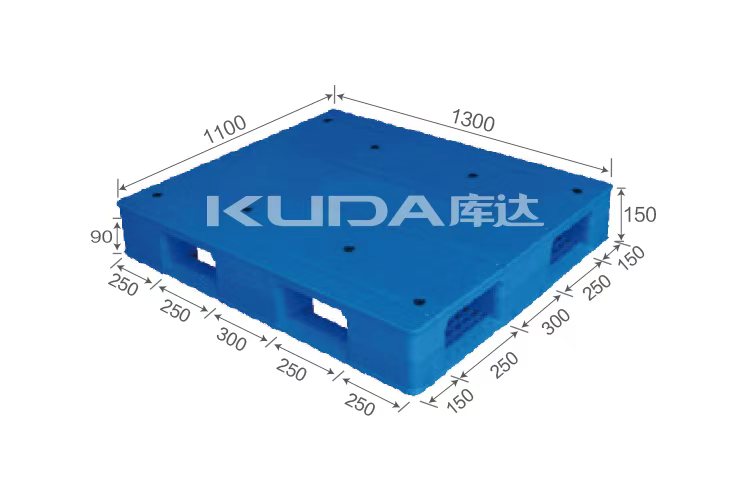1311A平板田字（置钢管）塑料托盘