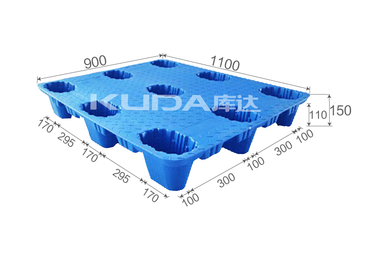 1109A吹塑九脚塑料托盘
