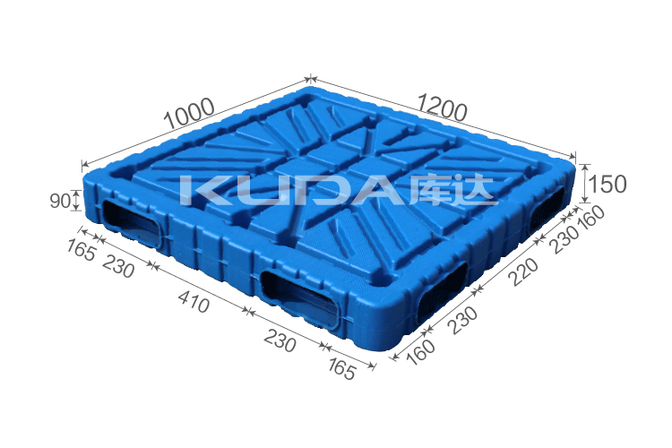 1210A吹塑双面塑料托盘