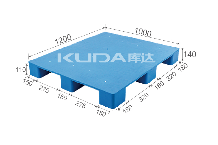 1210E平板九脚塑料托盘