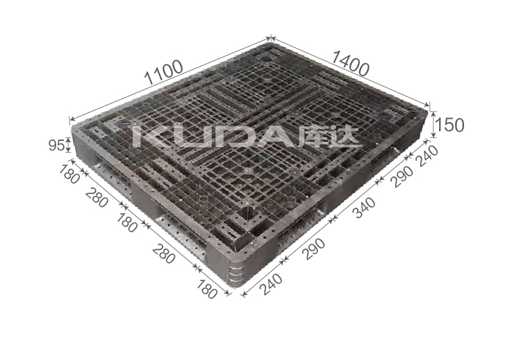 1411G网格田字塑料托盘