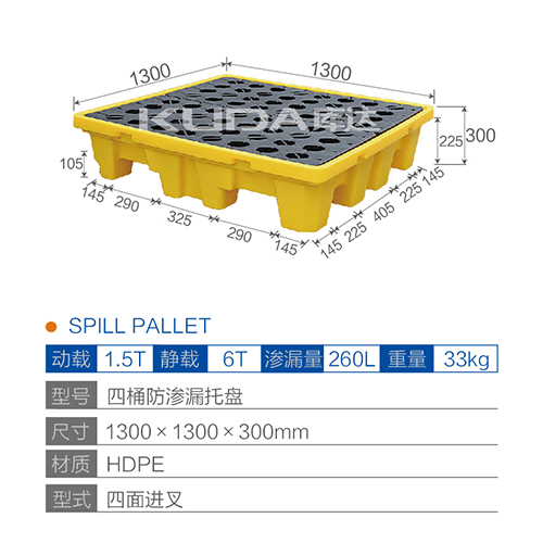 四桶防渗漏托盘
